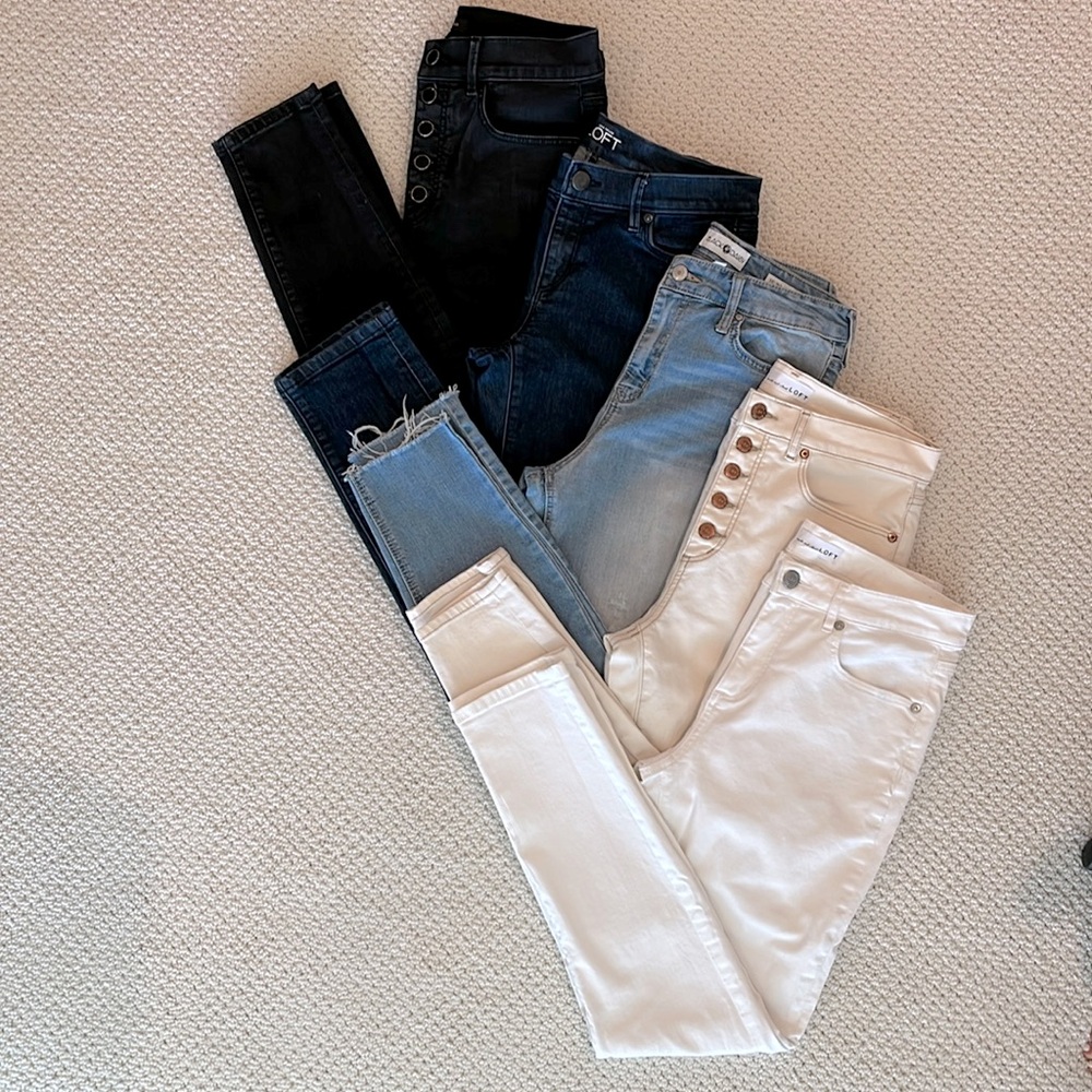 Skinny denim jeans